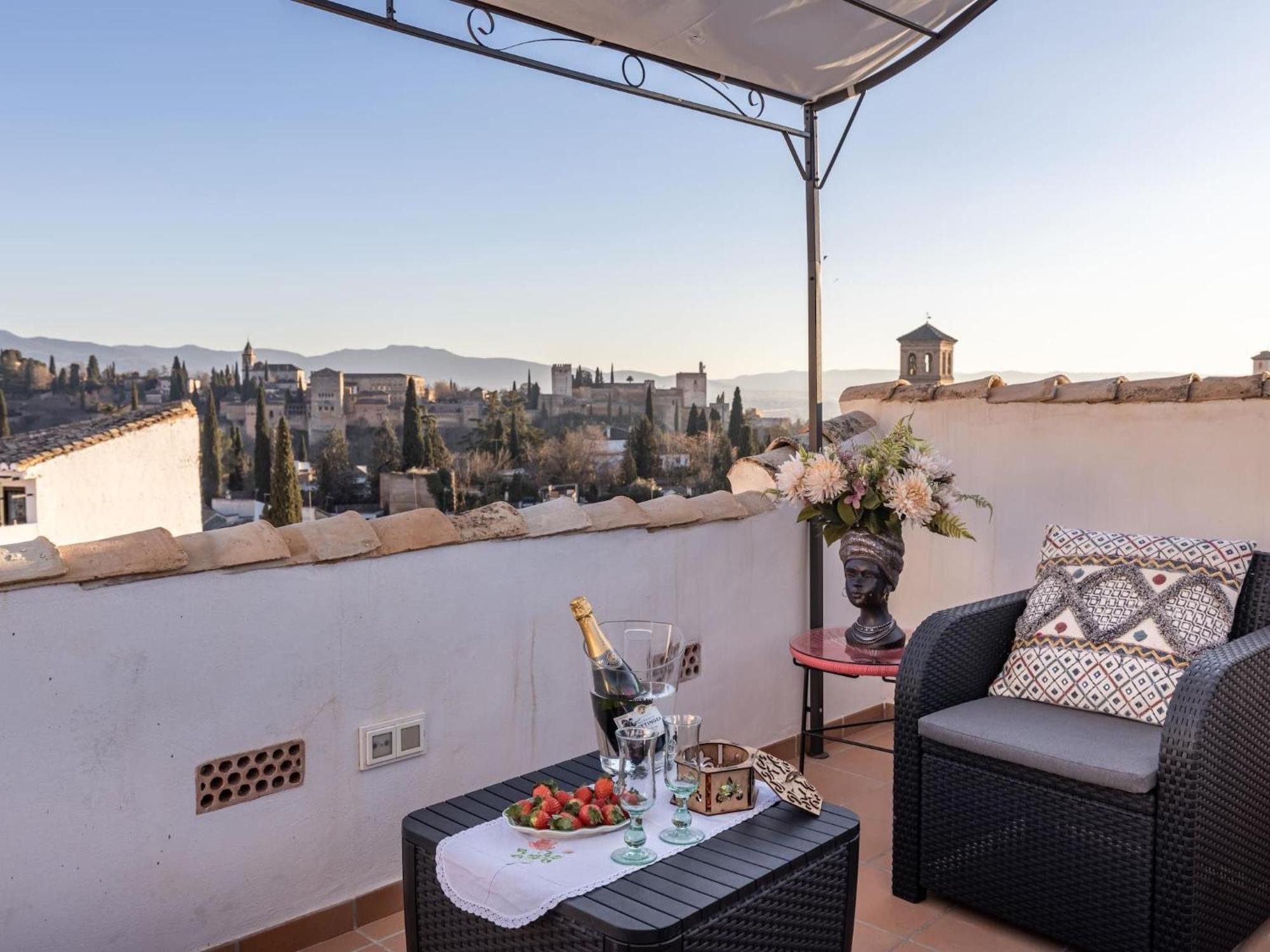 فيلا Luxury Alhambra Penthouse Collection Sacromonte غرناطة المظهر الخارجي الصورة