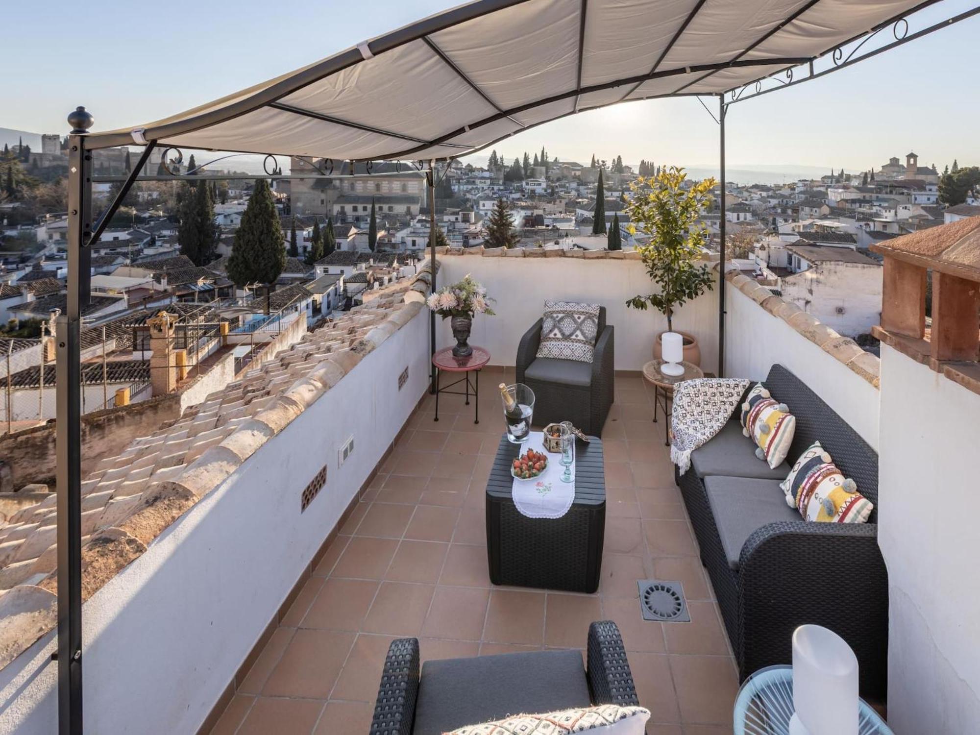 فيلا Luxury Alhambra Penthouse Collection Sacromonte غرناطة المظهر الخارجي الصورة