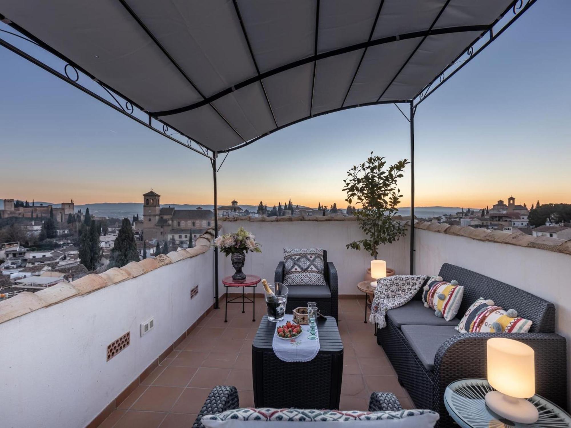 فيلا Luxury Alhambra Penthouse Collection Sacromonte غرناطة المظهر الخارجي الصورة