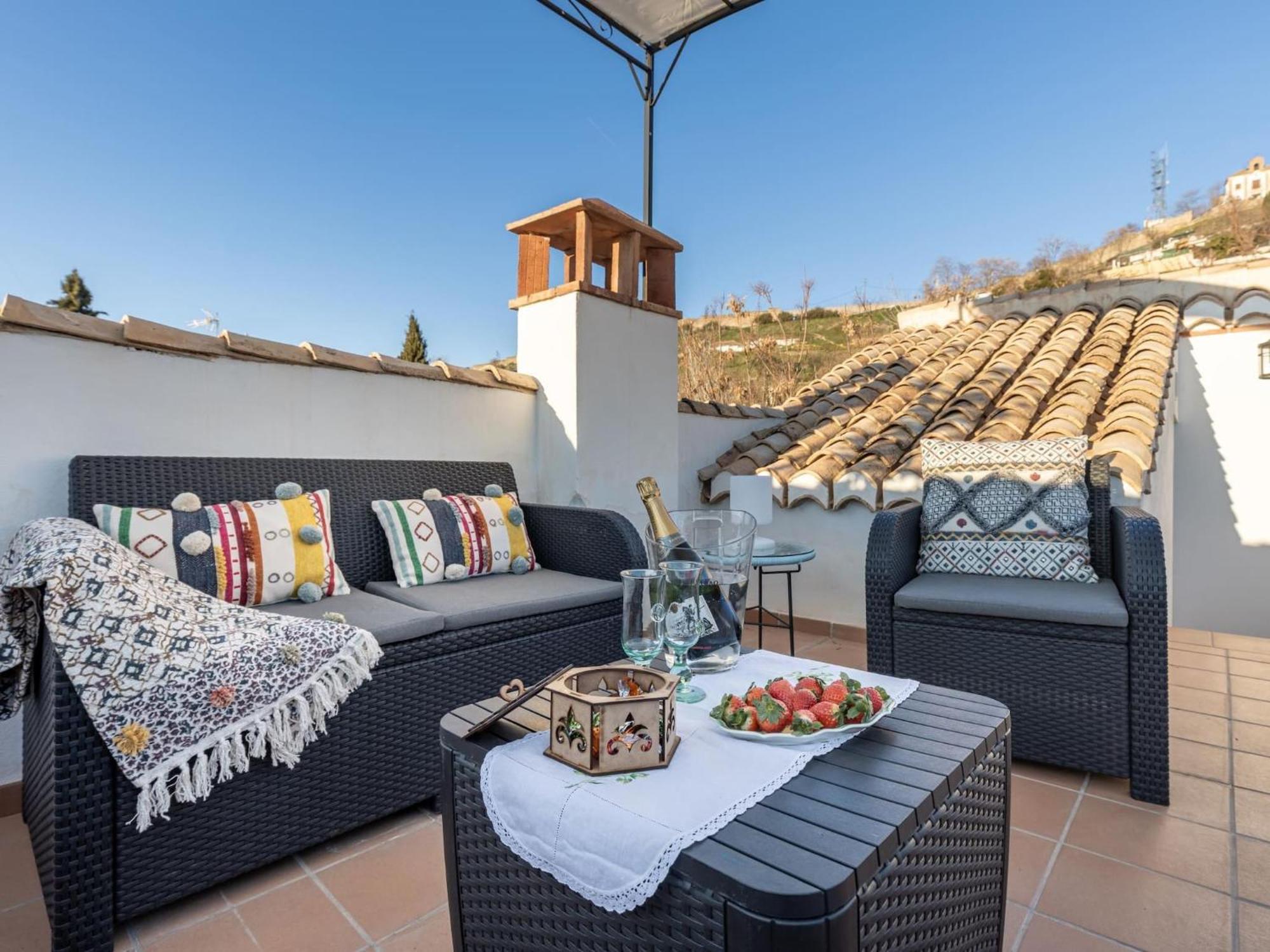 فيلا Luxury Alhambra Penthouse Collection Sacromonte غرناطة المظهر الخارجي الصورة