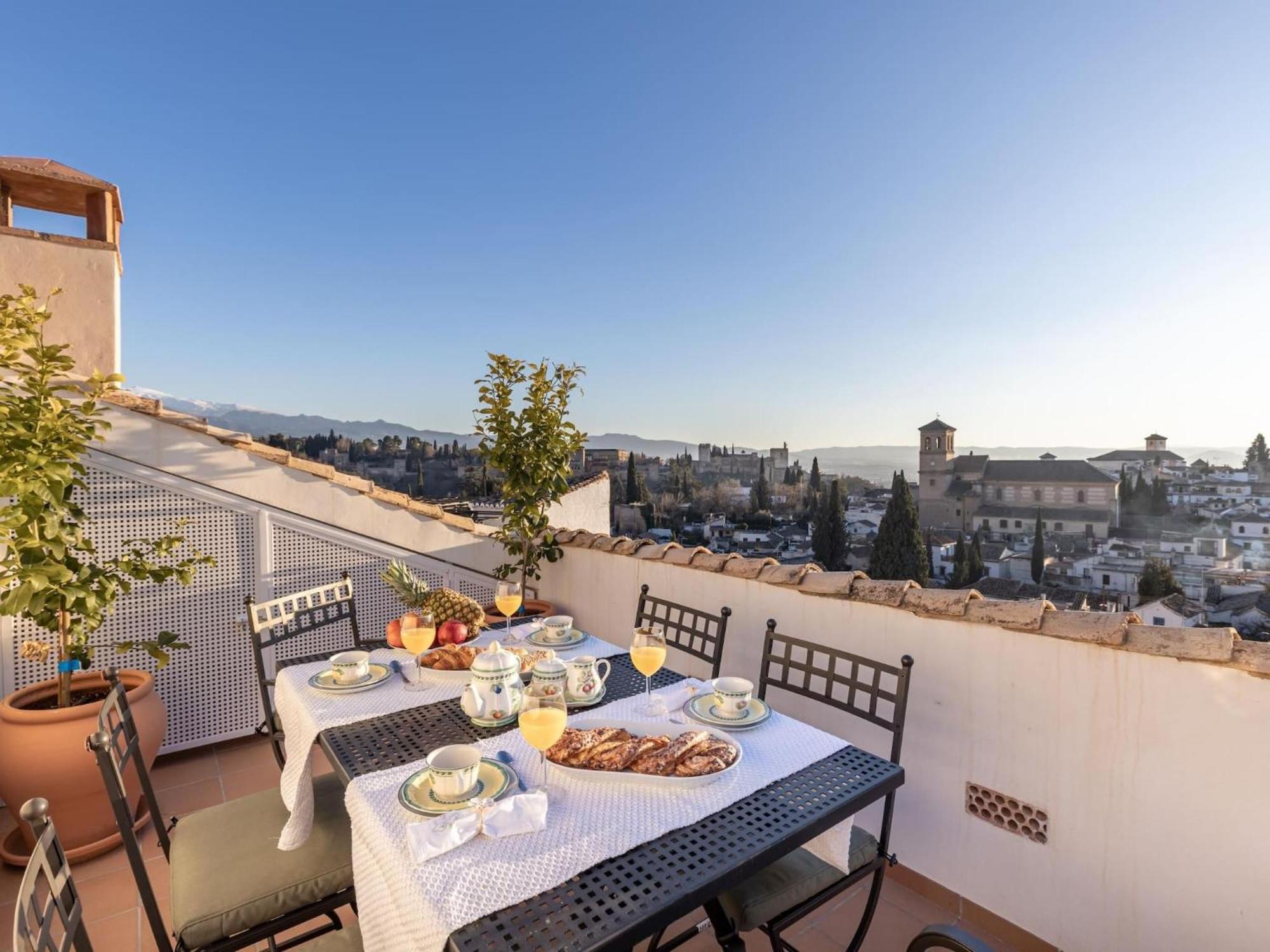 فيلا Luxury Alhambra Penthouse Collection Sacromonte غرناطة المظهر الخارجي الصورة