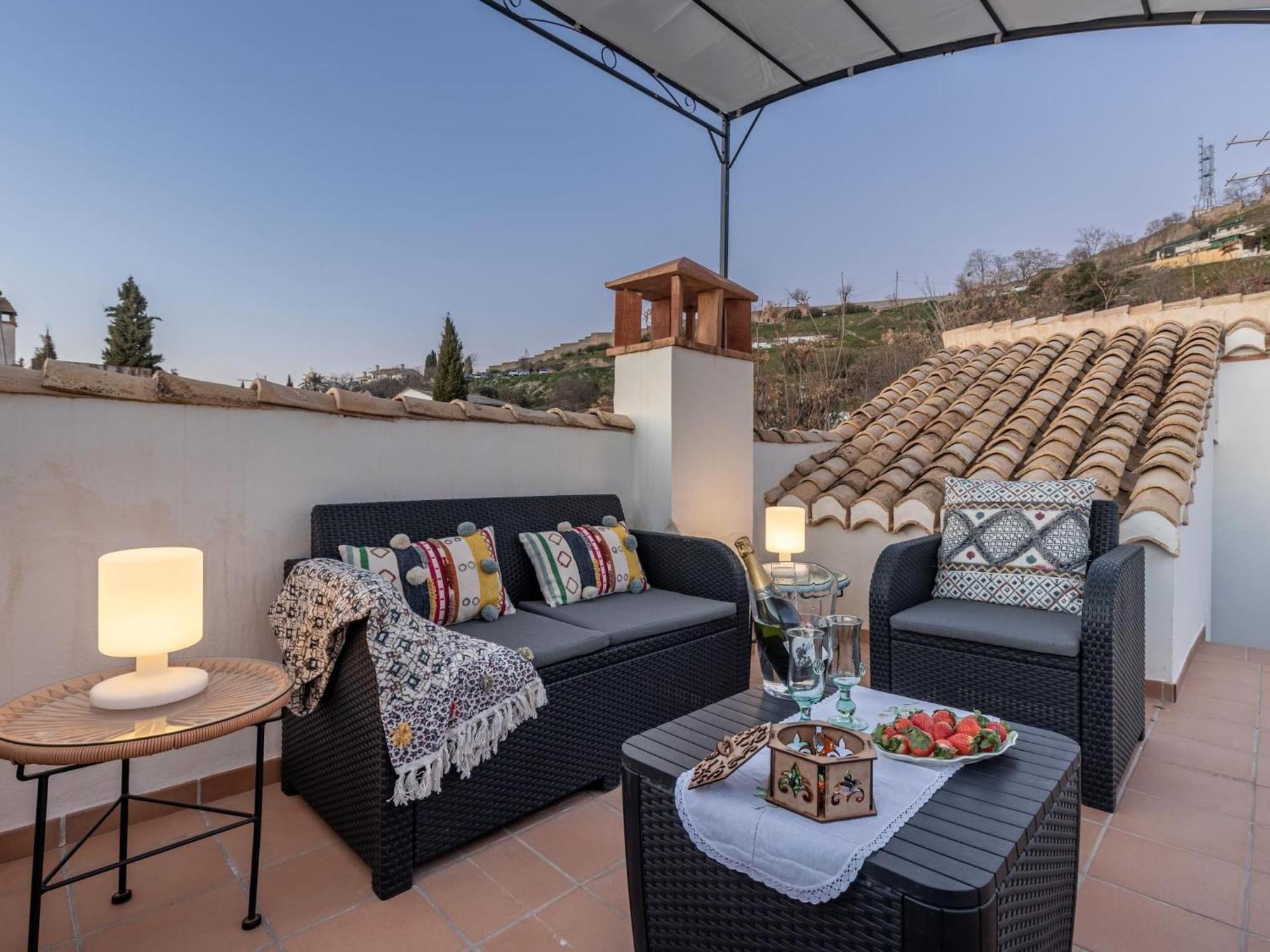 فيلا Luxury Alhambra Penthouse Collection Sacromonte غرناطة المظهر الخارجي الصورة