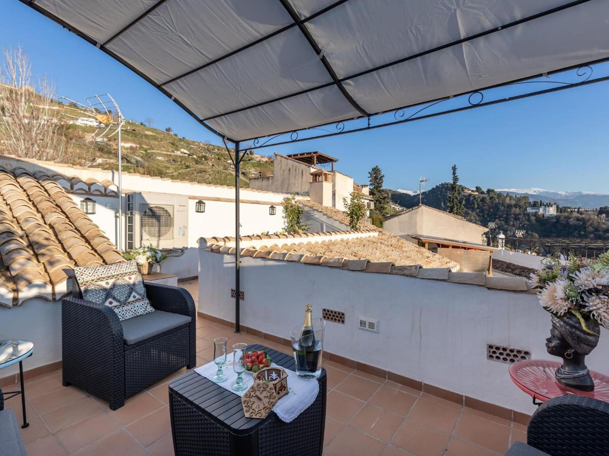 فيلا Luxury Alhambra Penthouse Collection Sacromonte غرناطة المظهر الخارجي الصورة
