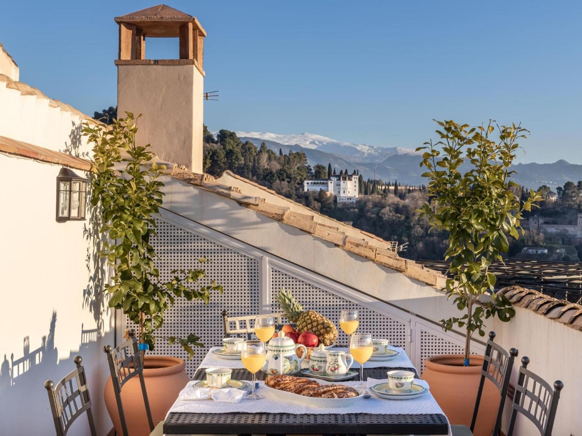 فيلا Luxury Alhambra Penthouse Collection Sacromonte غرناطة المظهر الخارجي الصورة